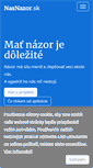 Mobile Screenshot of nasnazor.sk