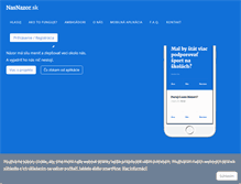 Tablet Screenshot of nasnazor.sk